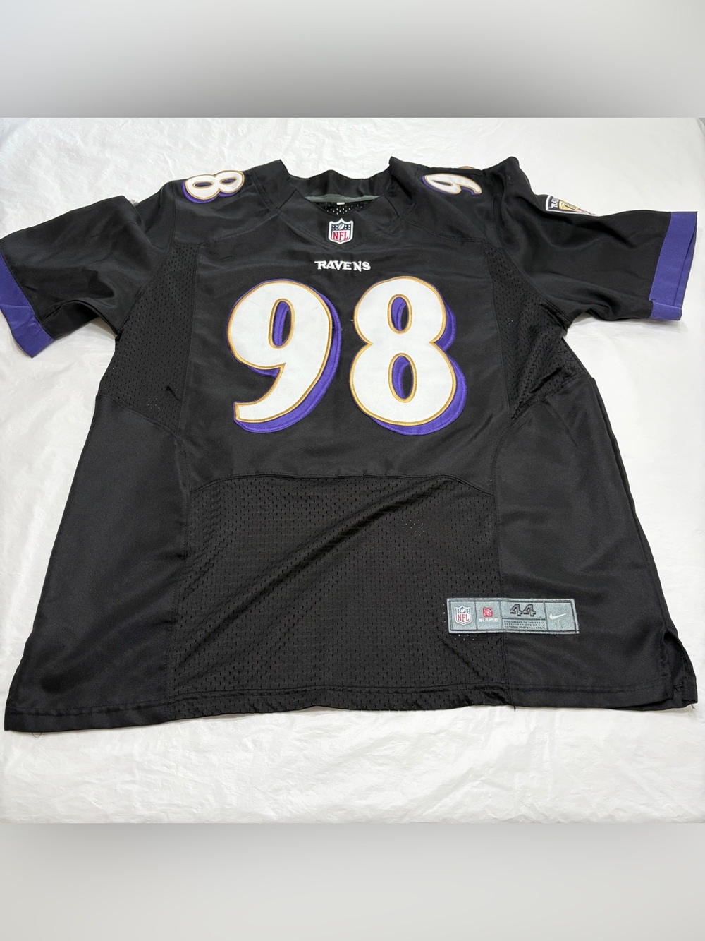 Nike Baltimore Ravens Brandon Williams #98 NFL Jersey Men’s 44 Large
